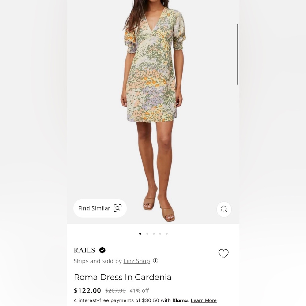Rails NWT Roma Dress - Picture 2 of 3